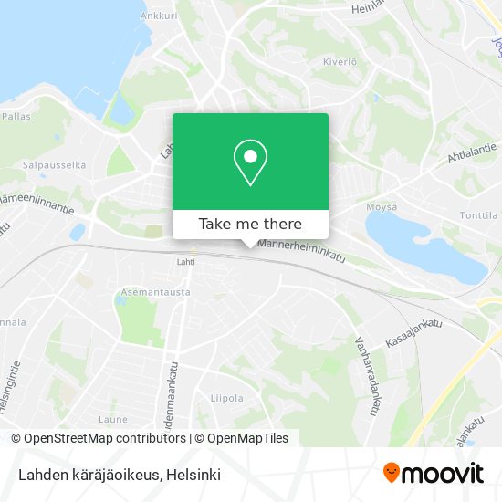 Lahden käräjäoikeus map