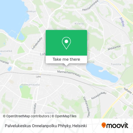 Palvelukeskus Onnelanpolku Phhyky map