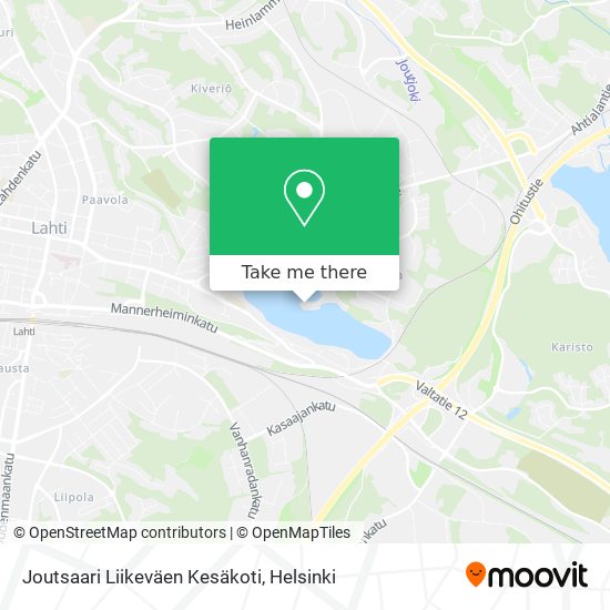 Joutsaari Liikeväen Kesäkoti map