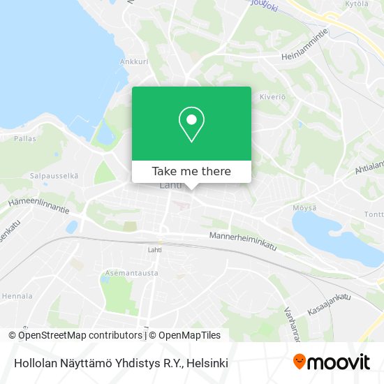 Hollolan Näyttämö Yhdistys R.Y. map