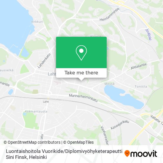 Luontaishoitola Vuorikide / Diplomivyöhyketerapeutti Sini Finsk map