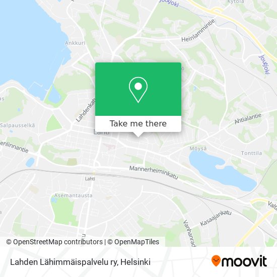 Lahden Lähimmäispalvelu ry map