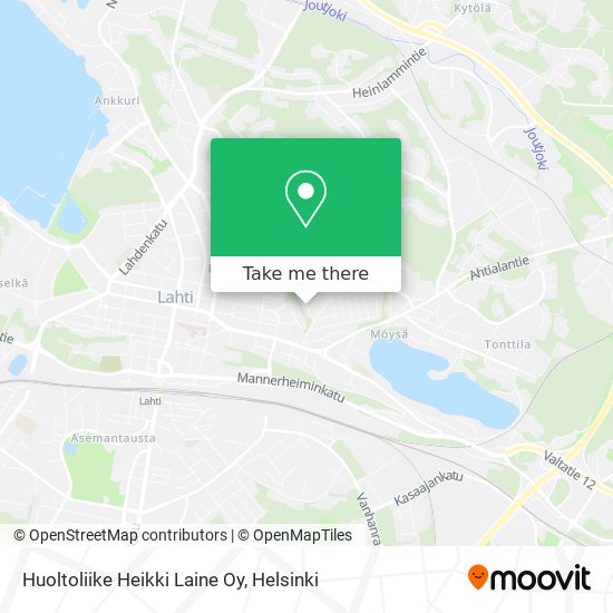 Huoltoliike Heikki Laine Oy map