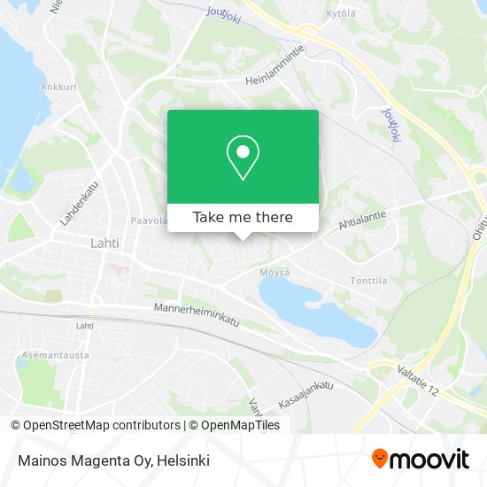 Mainos Magenta Oy map