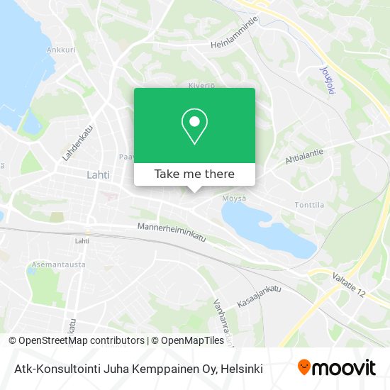 Atk-Konsultointi Juha Kemppainen Oy map