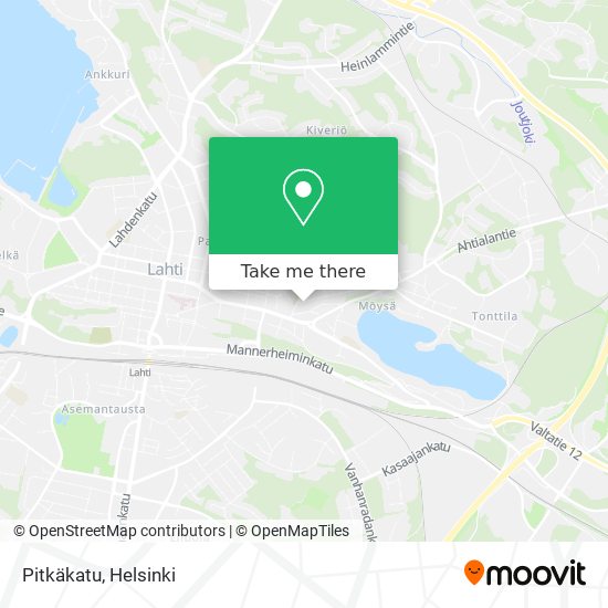 Pitkäkatu map