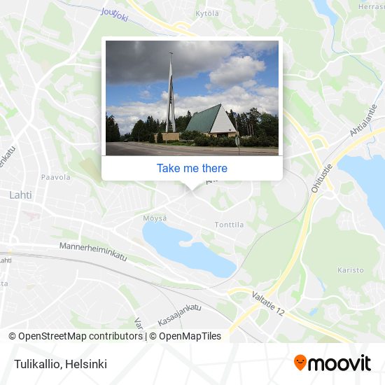 Tulikallio map