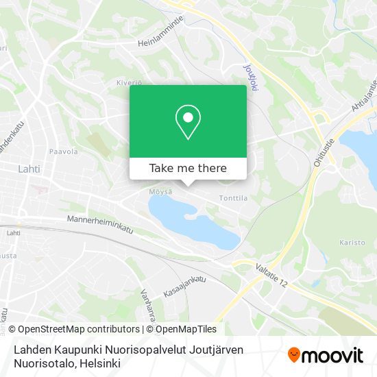 Lahden Kaupunki Nuorisopalvelut Joutjärven Nuorisotalo map