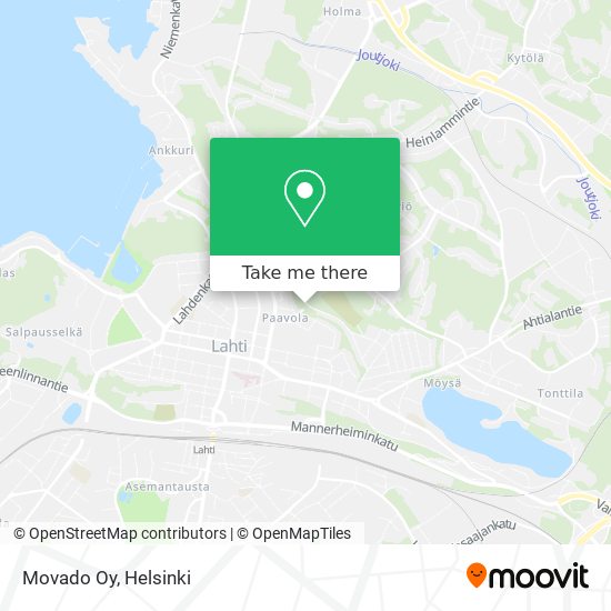 Movado Oy map