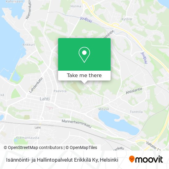 Isännöinti- ja Hallintopalvelut Erikkilä Ky map