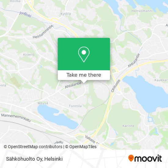 Sähköhuolto Oy map