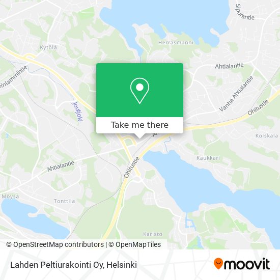 Lahden Peltiurakointi Oy map