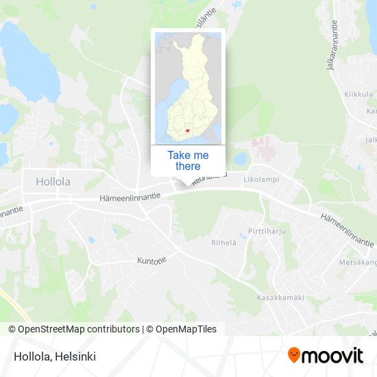 Hollola map