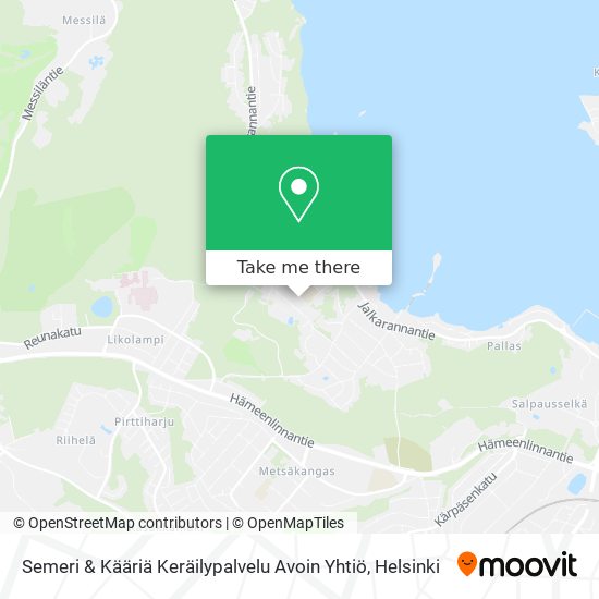 Semeri & Kääriä Keräilypalvelu Avoin Yhtiö map