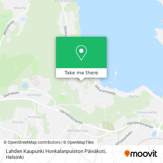 Lahden Kaupunki Honkalanpuiston Päiväkoti map