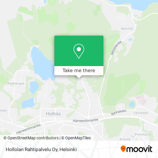 Hollolan Rahtipalvelu Oy map