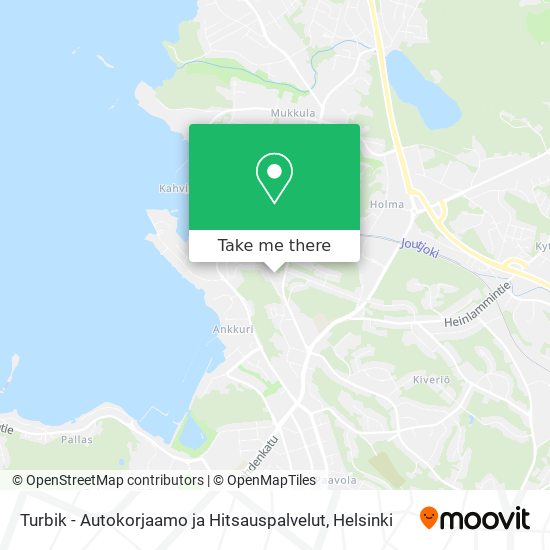 Turbik - Autokorjaamo ja Hitsauspalvelut map