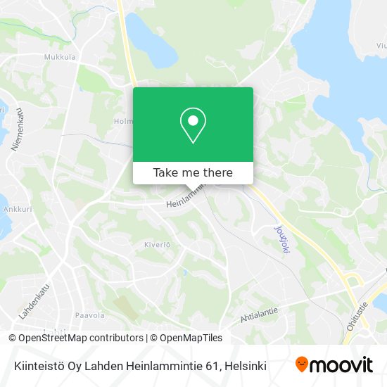 Kiinteistö Oy Lahden Heinlammintie 61 map