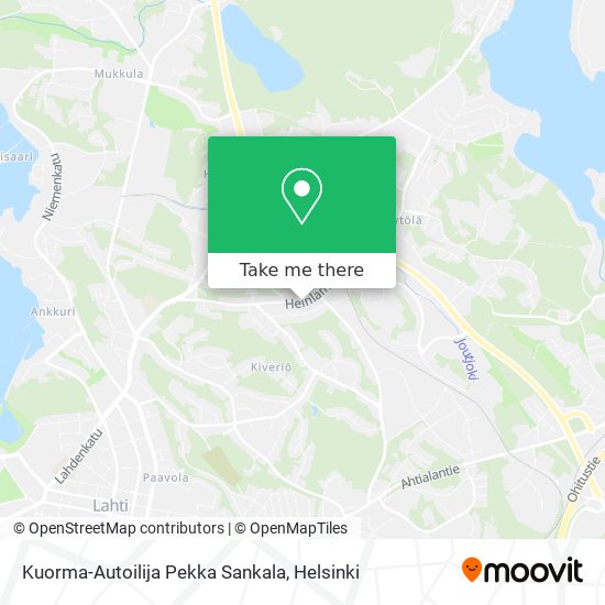 Kuorma-Autoilija Pekka Sankala map