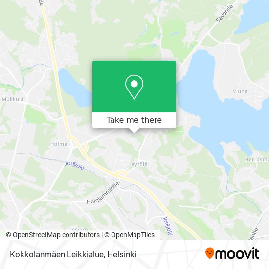 Kokkolanmäen Leikkialue map