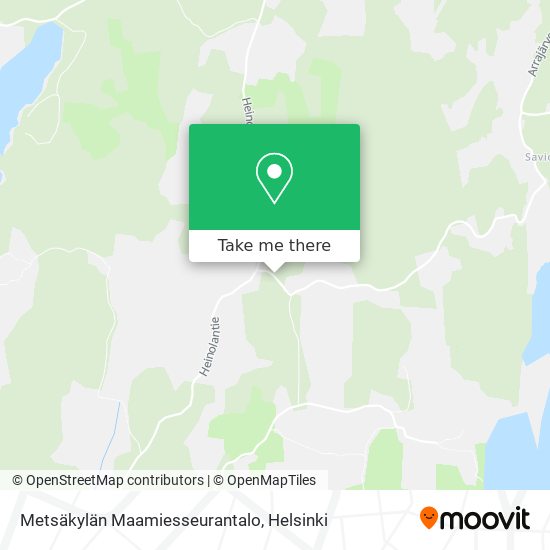 Metsäkylän Maamiesseurantalo map