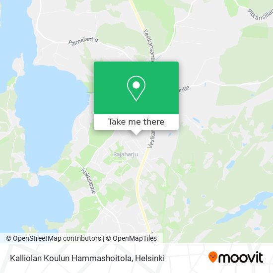 Kalliolan Koulun Hammashoitola map