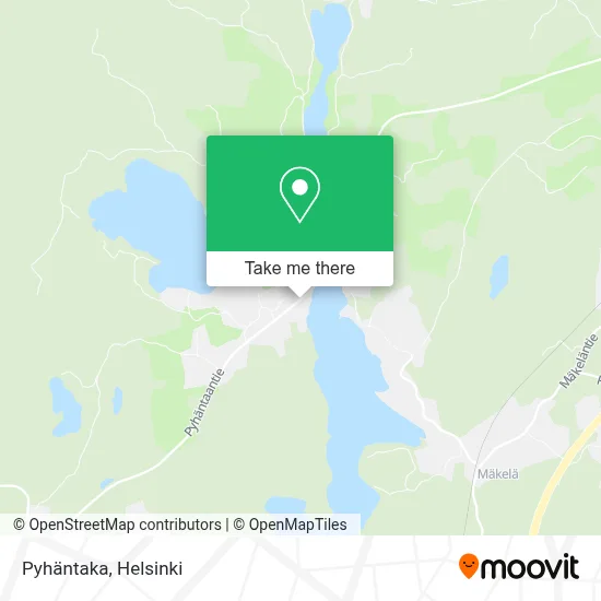 Pyhäntaka map