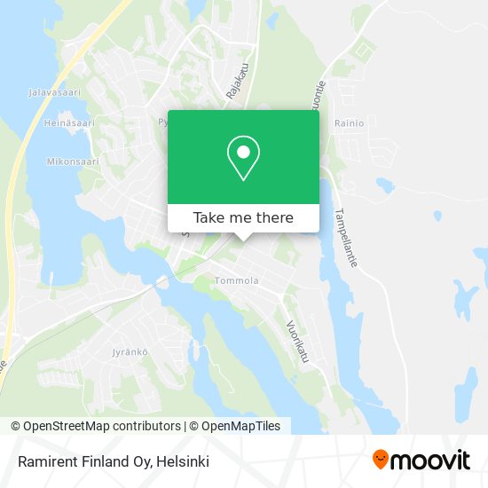 Ramirent Finland Oy map