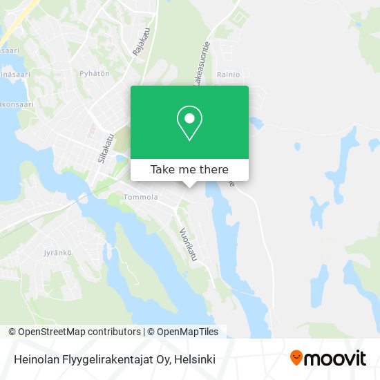 Heinolan Flyygelirakentajat Oy map