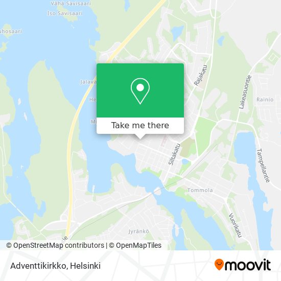 How to get to Adventtikirkko in Heinola by Bus?