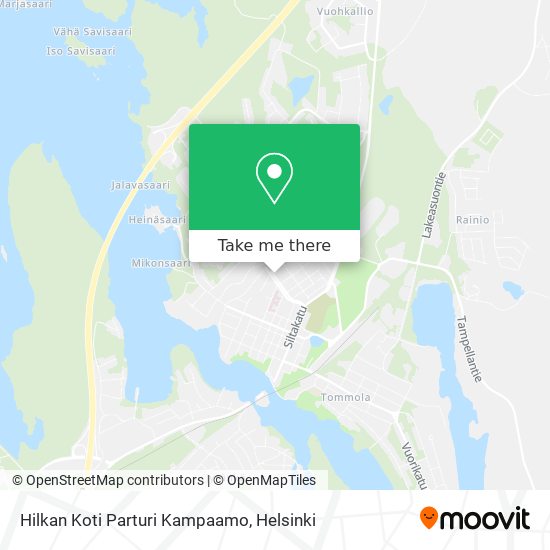 Hilkan Koti Parturi Kampaamo map