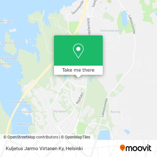 Kuljetus Jarmo Virtanen Ky map