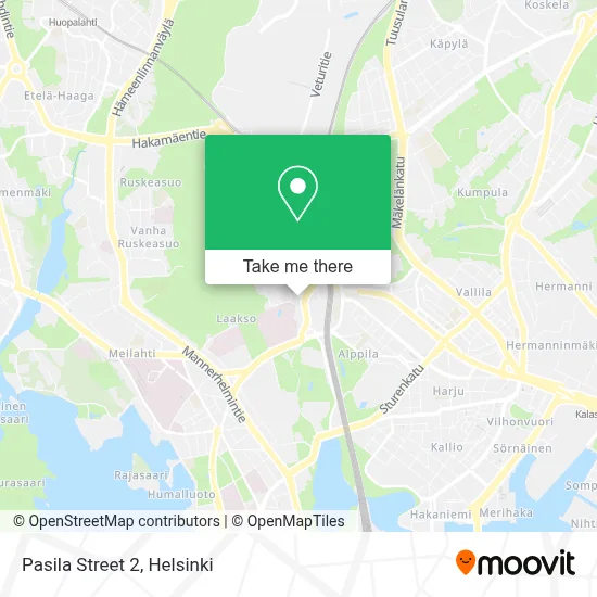Pasila Street 2 map