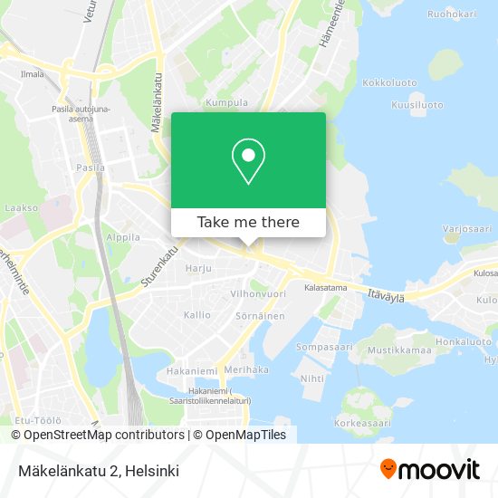 Mäkelänkatu 2 map