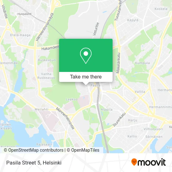 Pasila Street 5 map
