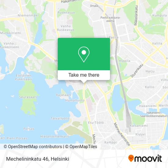 Mechelininkatu 46 map