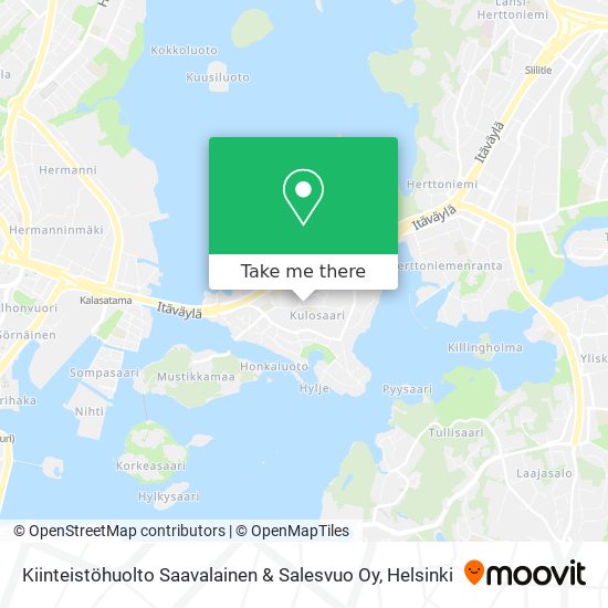 Kiinteistöhuolto Saavalainen & Salesvuo Oy map