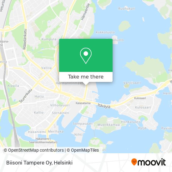 Biisoni Tampere Oy map