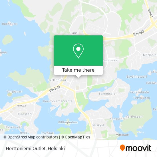 Herttoniemi Outlet map