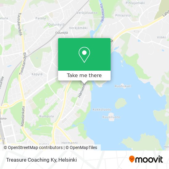 Treasure Coaching Ky map