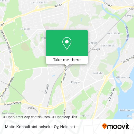 Matin Konsultointipalvelut Oy map