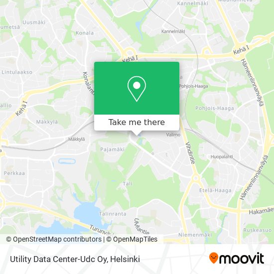 Utility Data Center-Udc Oy map
