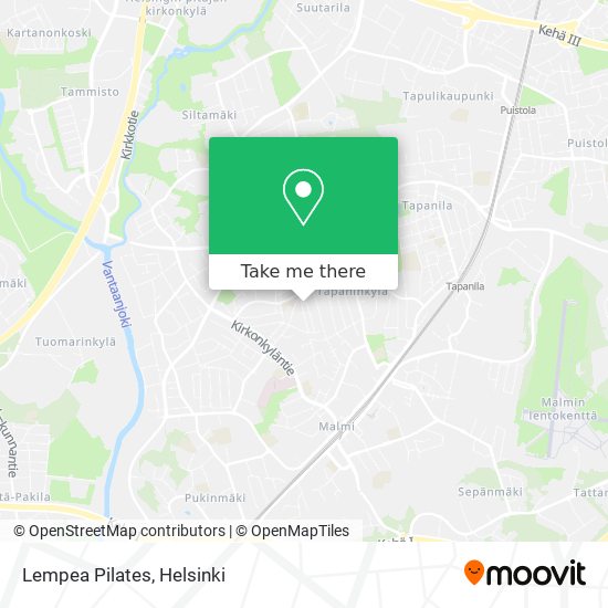 Lempea Pilates map