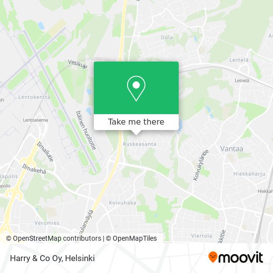 Harry & Co Oy map