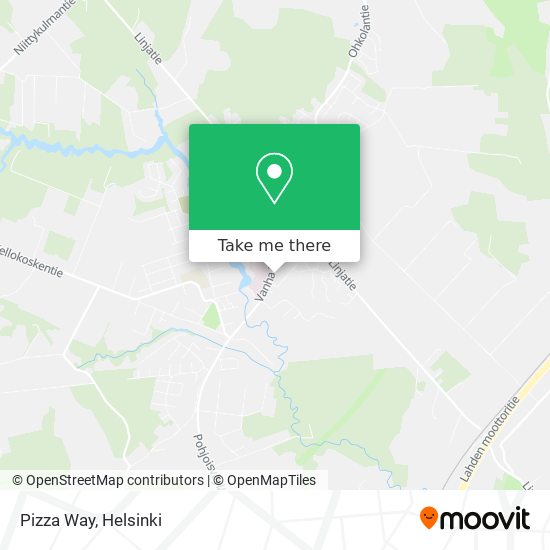 Pizza Way map