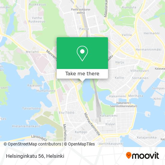 Helsinginkatu 56 map