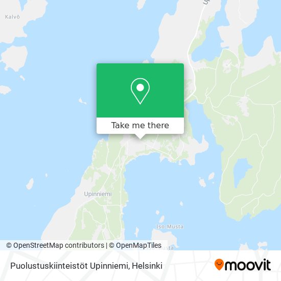 Puolustuskiinteistöt Upinniemi map