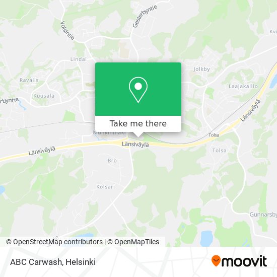 ABC Carwash map