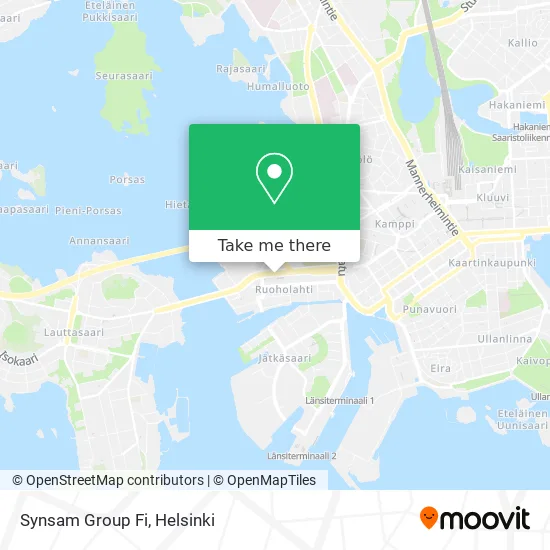 Synsam Group Finland map