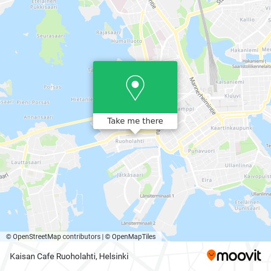 Kaisan Cafe Ruoholahti map